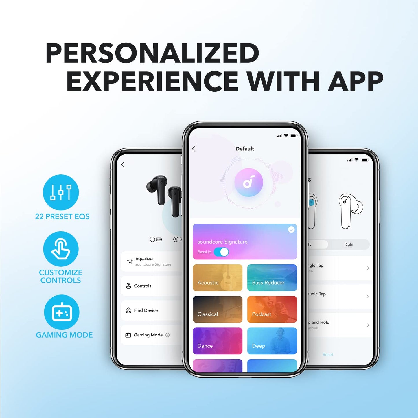 Soundcore by Anker P20i True Wireless Earbuds, 10mm Drivers with Big Bass, Bluetooth 5.3, 30H Long Playtime, Water-Resistant, 2 Mics for AI Clear Calls, 22 Preset EQs, Customization via App
