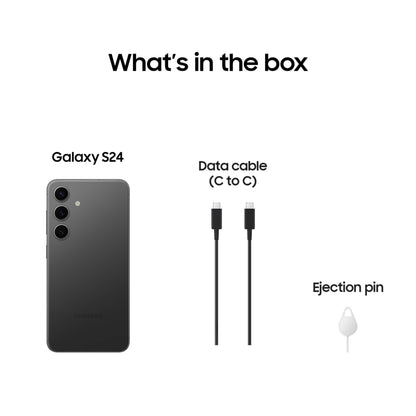 SAMSUNG Galaxy S24 Cell Phone, 128GB AI Smartphone, Unlocked Android, 50MP Camera, Fastest Processor, Long Battery Life, US Version, 2024, Onyx Black