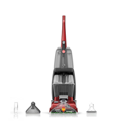 Hoover PowerScrub Deluxe Carpet Cleaner Machine, with Multi-Purpose Tools, Powerful Suction, Deep Cleaning Upright Shampooer, Pet Stain Remover, FH50150NC, Red