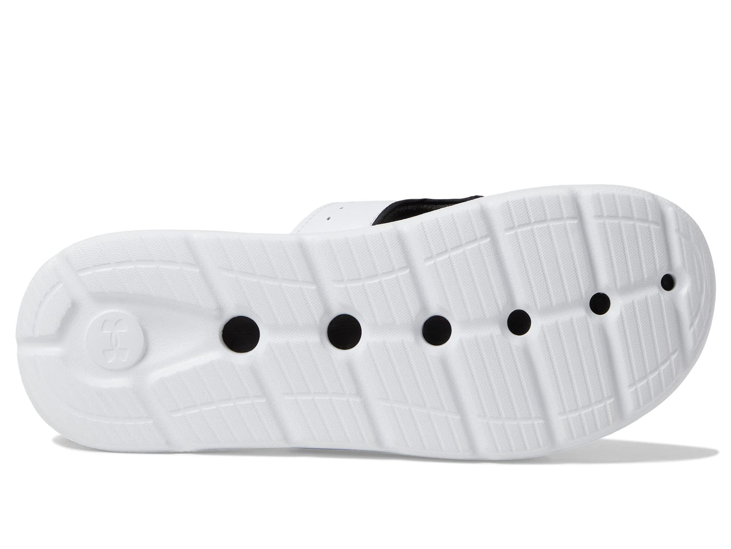 Under Armour Women's Ignite Pro Slide, (101) White/Black/Black, 10, US
