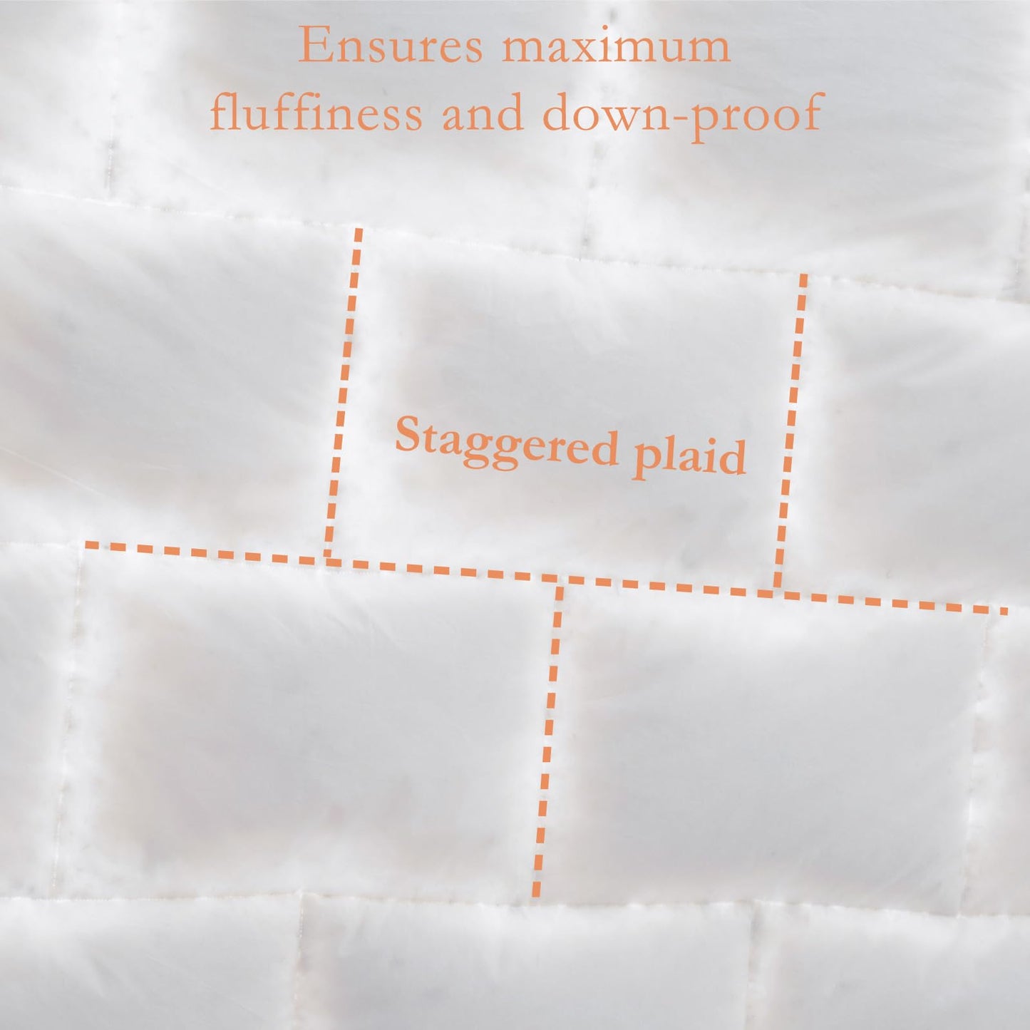 Luxury Queen Size White Goose Feather Down Comforter, All Seasons Duvet Insert 600 Thread Count Soft 100% Organic Cotton Cover Down Proof,Medium Warmth Cozy Duvet with 8 Corner Tabs.