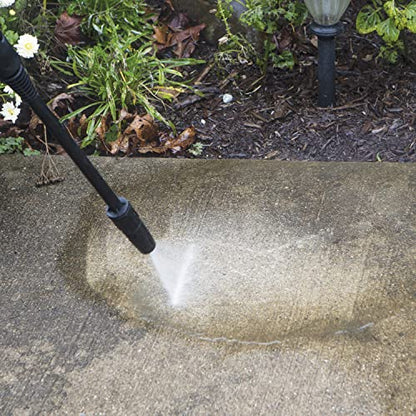 Sun Joe SPX205E-MAX Electric Pressure Washer, Adjustable Spray Wand, Rim Brush, Black
