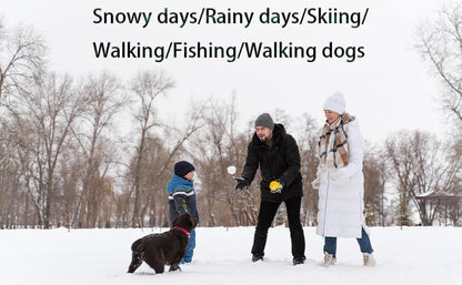 SILENTCARE Men's Warm Snow Boots, Fur Lined Waterproof Winter Shoes, Anti-Slip Lightweight Ankle Boot (10 M US, Black)