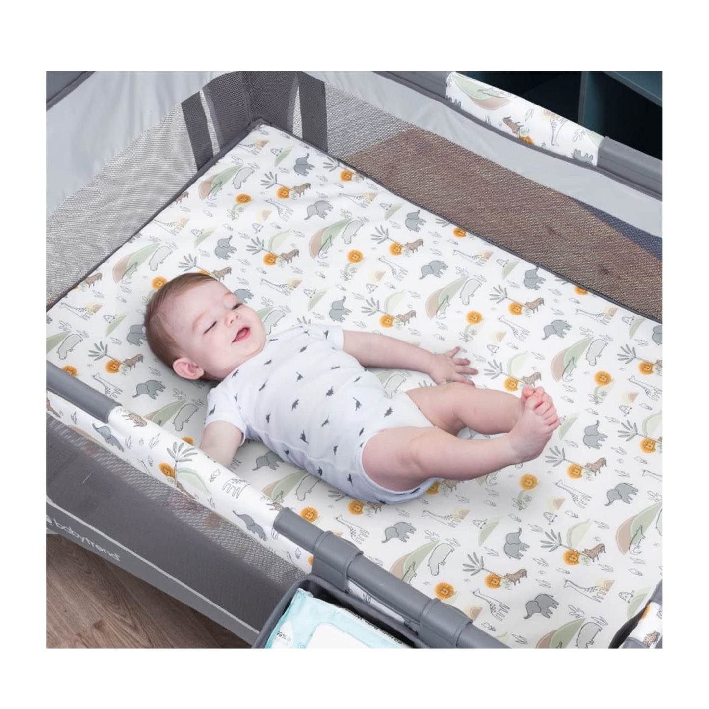 Baby Trend Deluxe II Nursery Center Playard, Bluebell