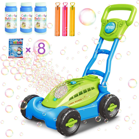 Lawn Mower Bubble Machine