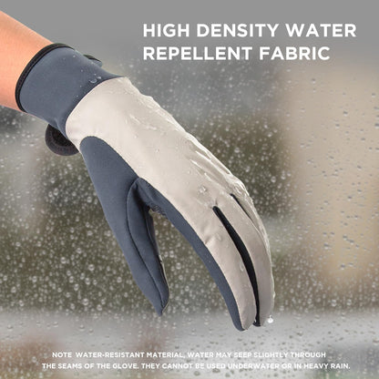 LIFECT Winter Gloves, Gloves for Cold Weather, Warm Gloves for Men Women, Touch Screen Anti-Slip Gloves for Running Driving Cycling Fishing