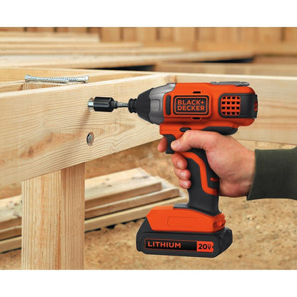 BLACK+DECKER 20V MAX Impact Driver Kit with Jig Saw (BDCI20C & BDCJS20B)