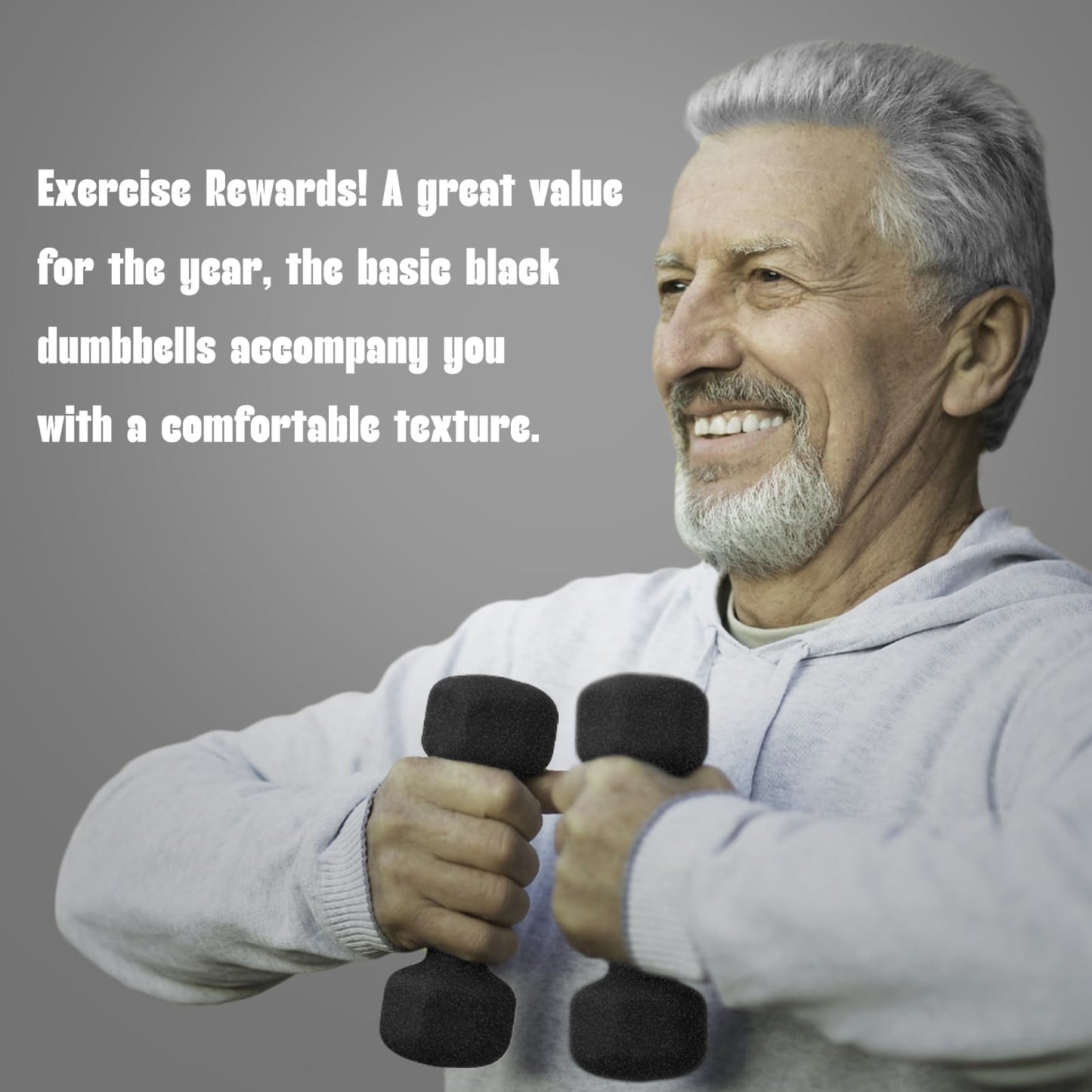 Portzon Weights Dumbbells Set of 2 5 LB, Anti-Slip, Anti-roll, Hex Shape