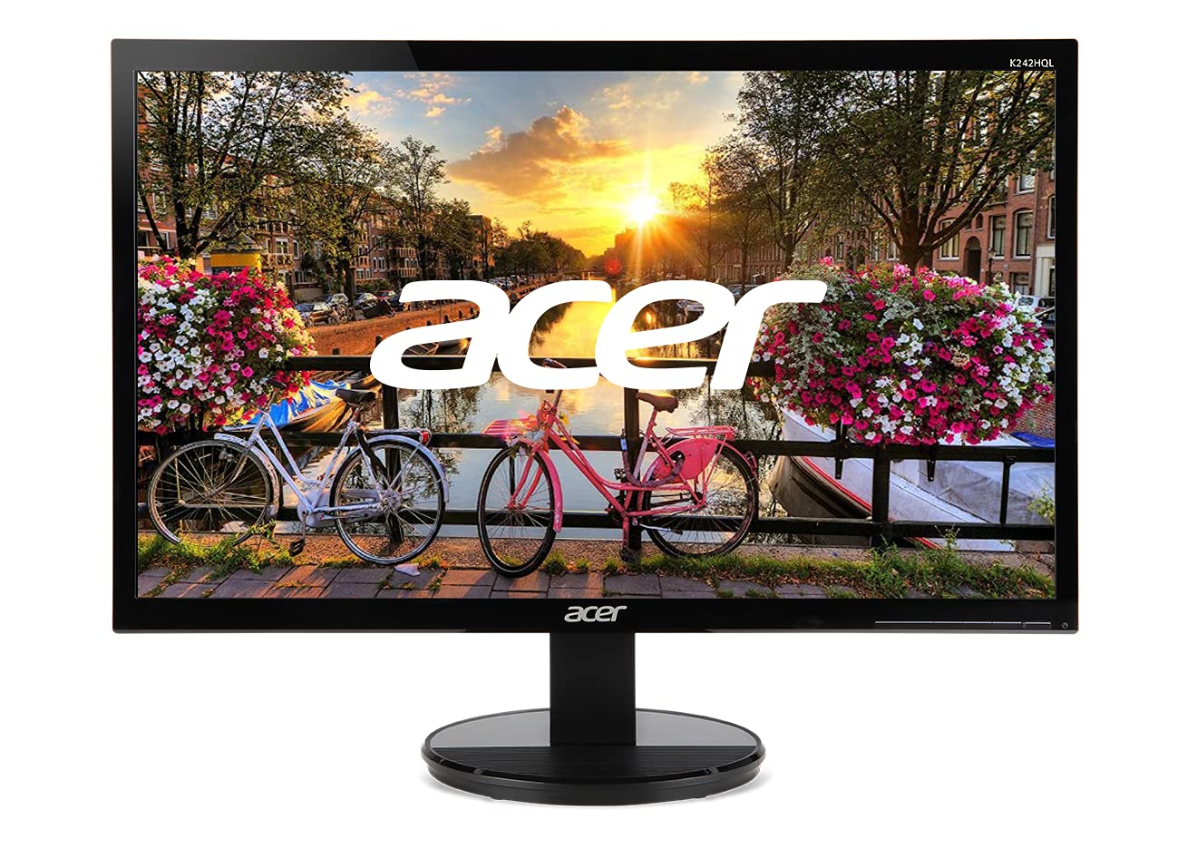 Acer K242HQL bid 23.6” Full HD (1920 x 1080) VA Monitor | 60Hz Refresh Rate | 5ms Response Time | For Work or Home (HDMI Port 1.4, DVI Port & VGA Port)