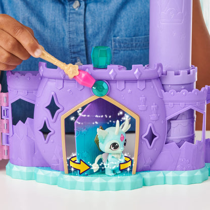 Magic Mixies Mixlings Magic Castle Super Pack, Expanding Playset with Magic Wand That Reveals 5 Magic Moments and 2 Collector's Cauldrons, for Kids Aged 5 and Up, Amazon Exclusive