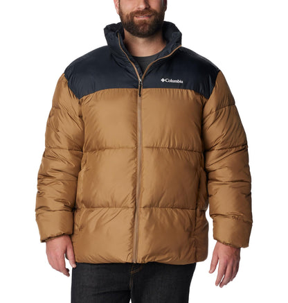 Columbia Men's Puffect II Jacket, Delta/Black, Small