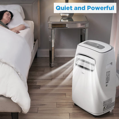 Midea MAP12S1CWT, MAP14S1CWT Portable air Conditioner, 12,000 BTU, White