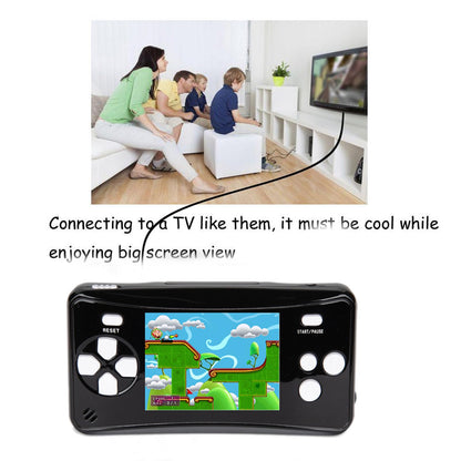 X-JOYKIDS QS17Black Handheld Game for Kids Portable Retro Video Game Player Built-in 182 Classic Games 2.5 inches LCD Screen Family Recreation Arcade Gaming System Birthday Present for Children