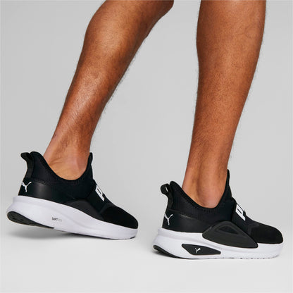 PUMA Men's SOFTRIDE ENZO EVO Slip-ON Sneaker, Black White, 11.5