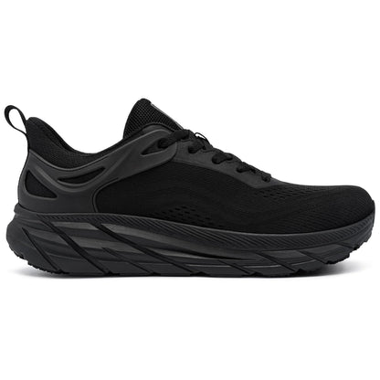 LARNMERN Steel Toe Shoes for Men Lightweight Comfortable Steel Toe Tennis Sneakers Breathable Safety Work Shoes Indestructible Composite Toe(9, Black)