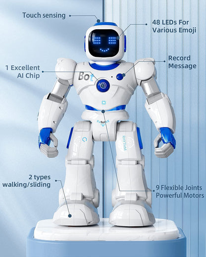 Ruko Smart Robots for Kids, Large Programmable Interactive RC Robot with Voice Control, APP Control, Present for 4 5 6 7 8 9 Years Old Kids Boys and Girls