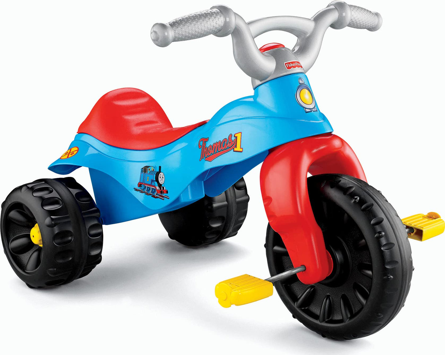 Fisher-Price Thomas & Friends Toddler Tricycle Tough Trike Bike with Handlebar Grips and Storage for Preschool Kids Large