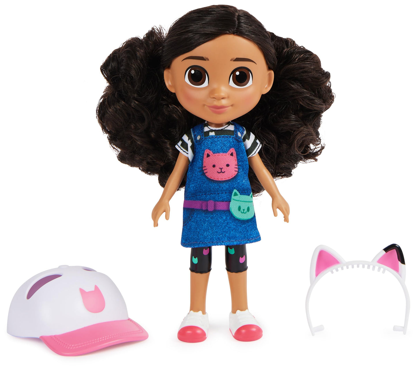 Gabby's Dollhouse, 8-inch Gabby Girl Doll (Travel Edition) with Accessories, Kids Toys for Ages 3 and up