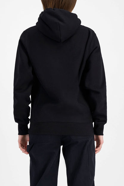 Champion mens Reverse Weave Pullover, Left Chest C Hoody, Black-y06145, Medium US
