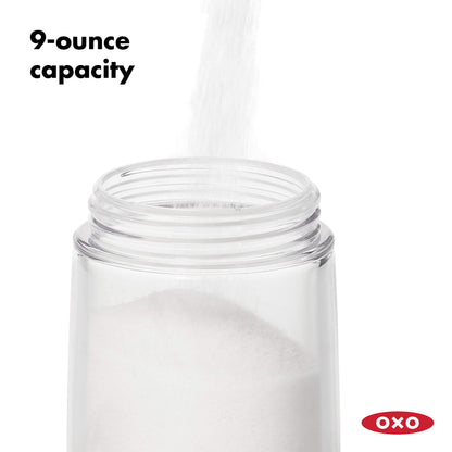 OXO Good Grips Glass Sugar Dispenser and Plastic Sugar Dispenser Bundle
