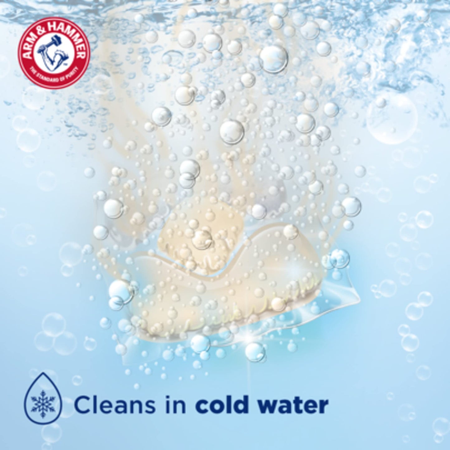Arm & Hammer Sensitive Scent 5-in-1 Liquid Laundry Detergent Power Paks, High Efficiency (HE), 42 Count (Pack of 4)