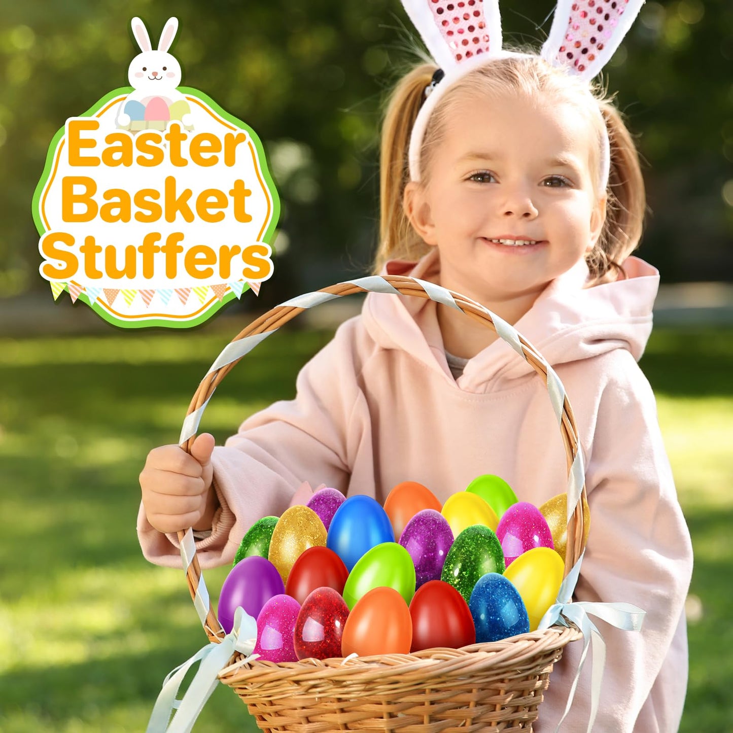 SpringFlower 12 Pack Prefilled Easter Eggs With Squeeze Toys, Easter Basket Stuffers for Kids Toddlers, Stress Relief Toys For Easter Party Favors, Easter Gifts For Kids, Filled Easter Egg For Kids