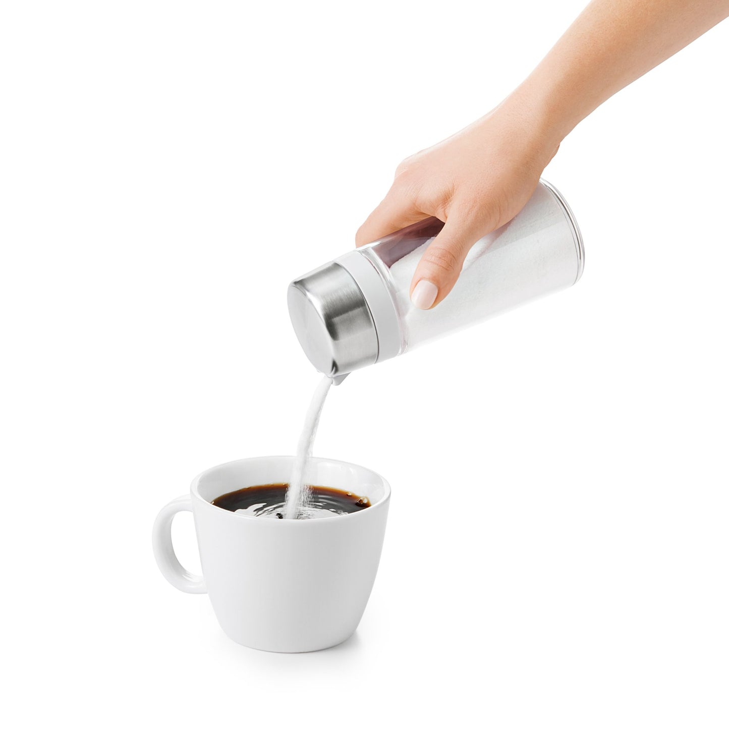 OXO Good Grips Glass Sugar Dispenser and Plastic Sugar Dispenser Bundle