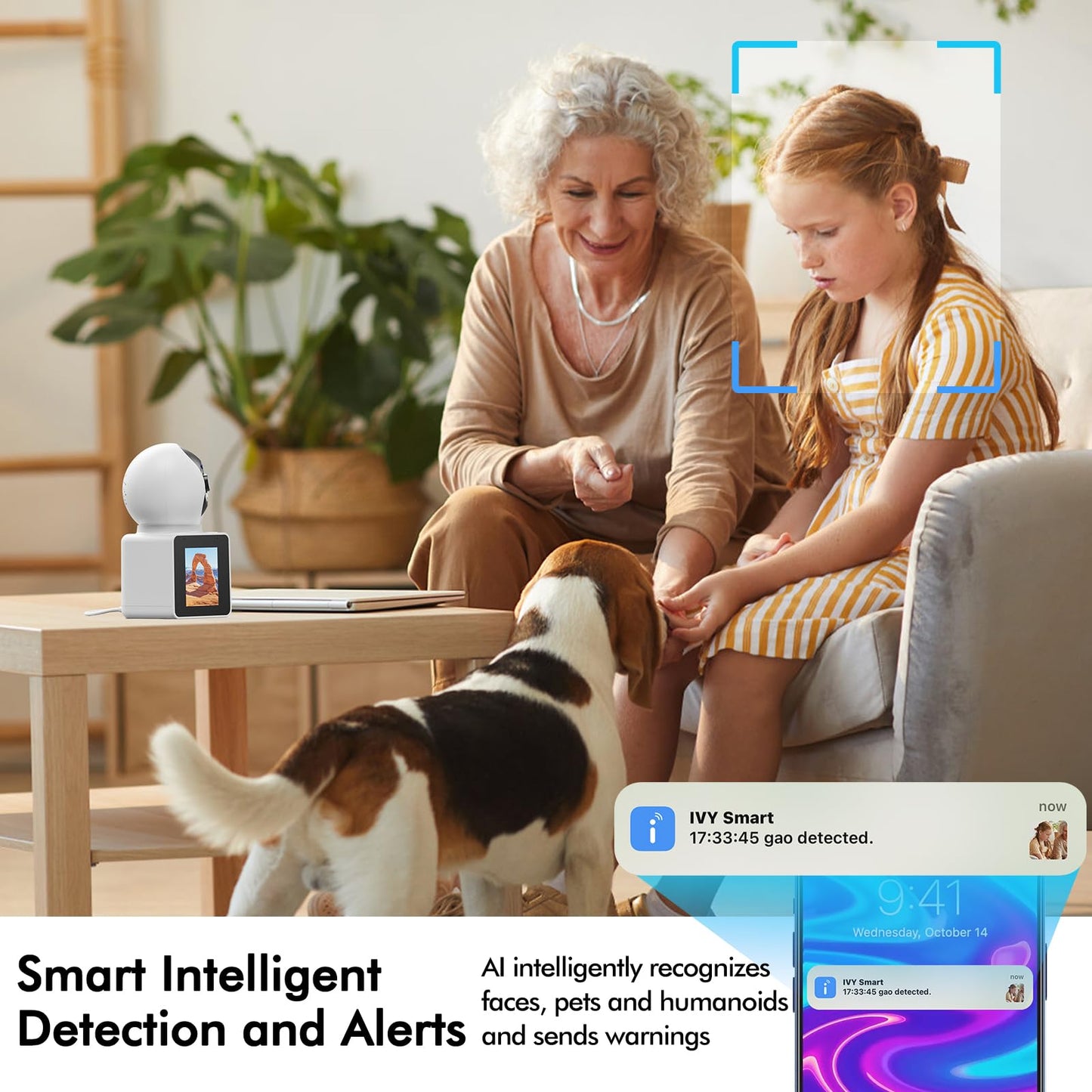 UPDATE: DEAD! NAZRIO 2K Indoor Home Camera, WiFi Two-Way Video Cameras for Baby/Elder/Kid Care/w Phone App, Security/Nanny/Pet Cam, Motion Detection, Smart Siren, 24/7, Pan-Tilt, Night Vision, Cloud & SD Storage