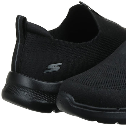 Skechers Men's Gowalk 6-Stretch Fit Slip-On Athletic Performance Walking Shoe, Black, 10.5
