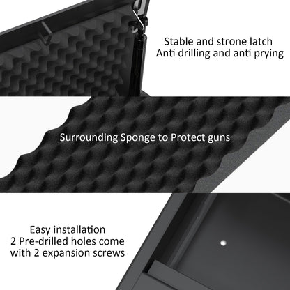 UPDATE: This Code Has Expired! HARDROCK gun safe for handgun, biometric gun safes for Pistol，fingerprint gun safe for Handgun,Quick-Access，Ammunition Storage Security lock box for Home nightstand bedside