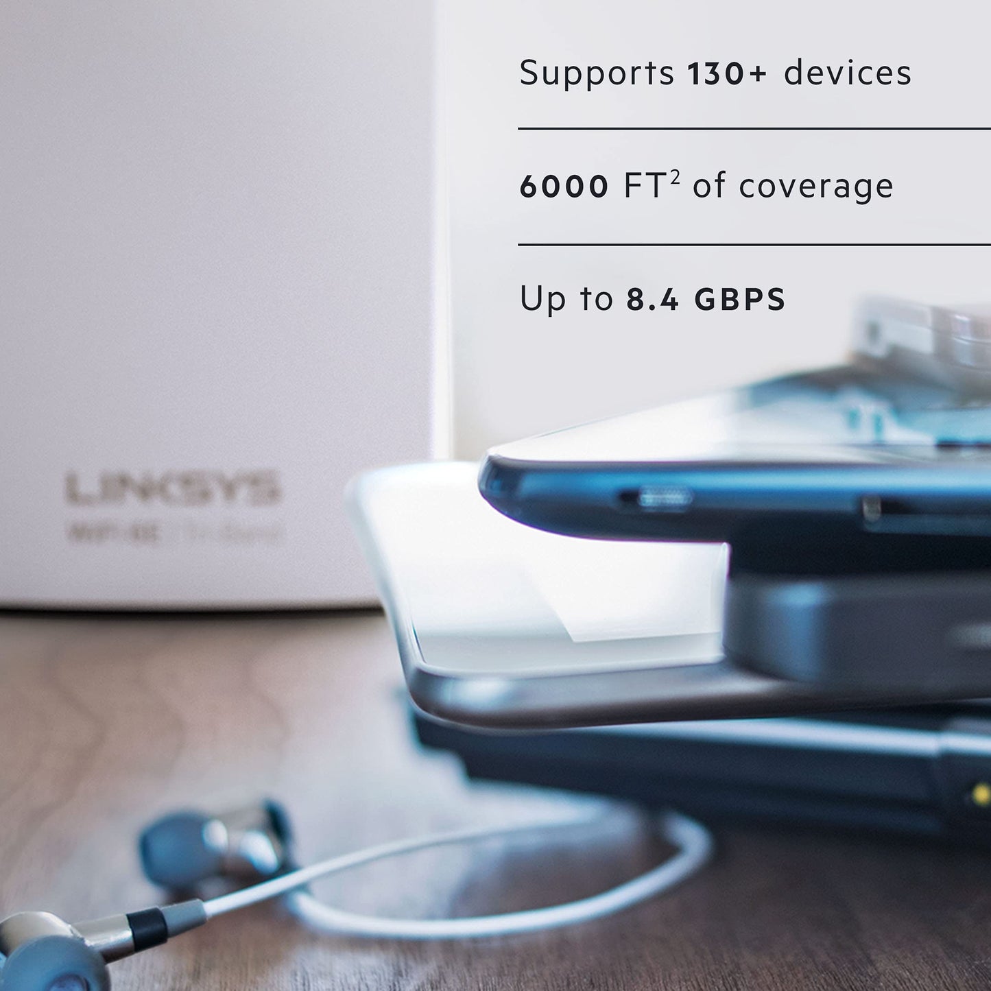 UPDATE: DEAD! Linksys MX8502 Atlas WiFi 6E Router Home WiFi Mesh System, Tri-Band, 6,000 Sq. ft Coverage, 130+ Devices, Replaces Routers and Extenders, Gaming & Streaming, Speeds up to (AX8400) 8.4Gbps - 2PK