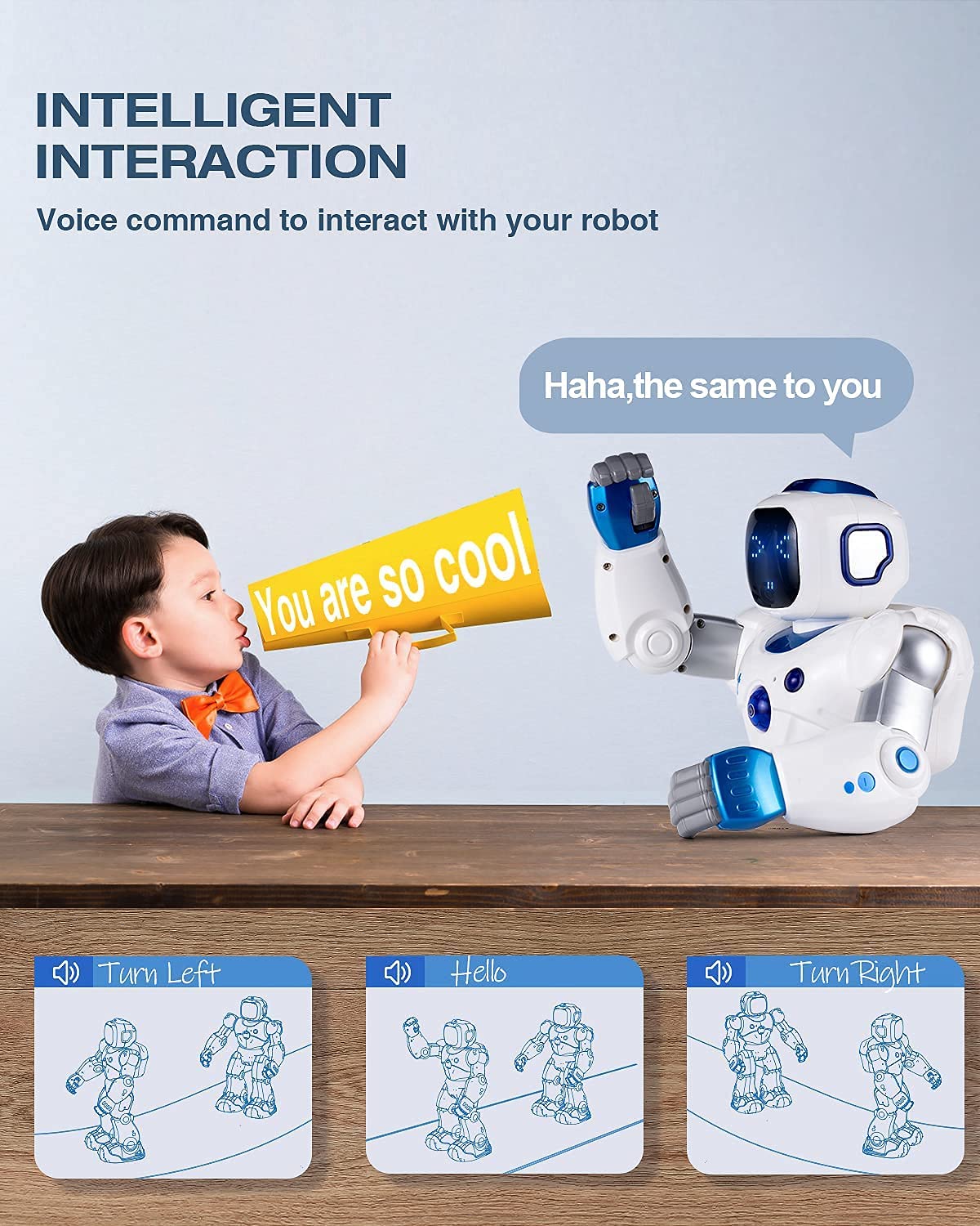 Ruko Smart Robots for Kids, Large Programmable Interactive RC Robot with Voice Control, APP Control, Present for 4 5 6 7 8 9 Years Old Kids Boys and Girls