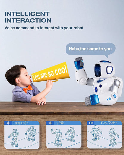 Ruko Smart Robots for Kids, Large Programmable Interactive RC Robot with Voice Control, APP Control, Present for 4 5 6 7 8 9 Years Old Kids Boys and Girls