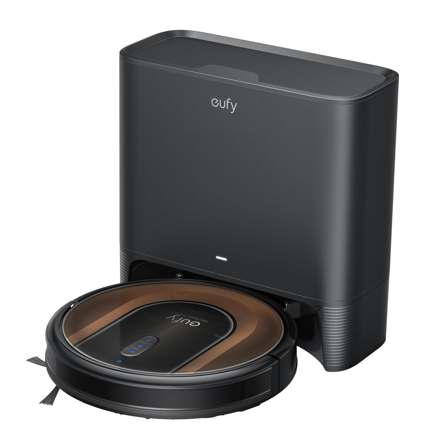 eufy RoboVac G30 Hybrid SES, 2-in-1 Sweep and mop, Self-Emptying Robot Vacuum, Dynamic Navigation, Allergy Care, 2000 Pa Strong Suction, Wi-Fi, Carpets and Hard Floors