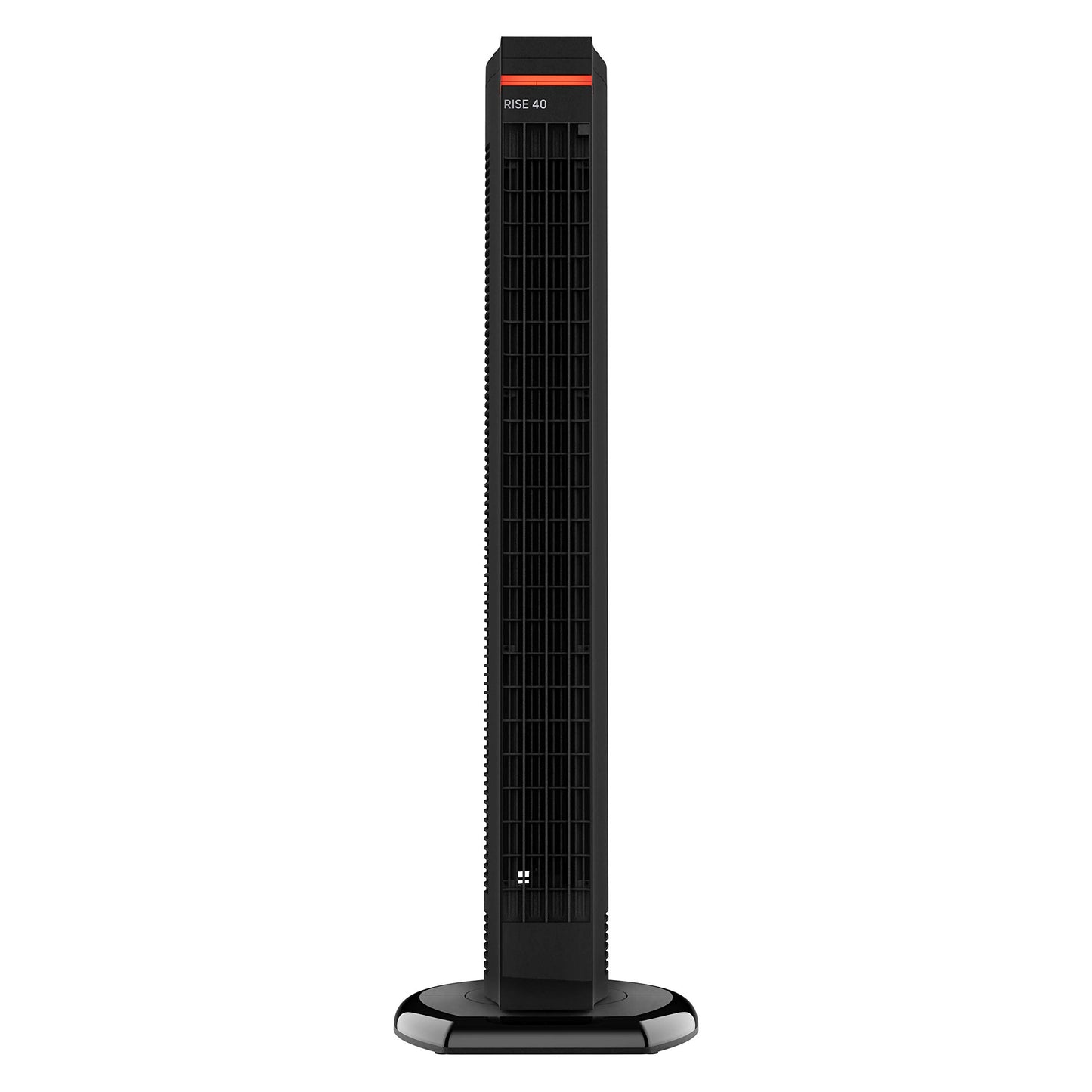 Sharper Image RISE 40 Oscillating Tower Fan with 4 Speeds, Remote Control, Black