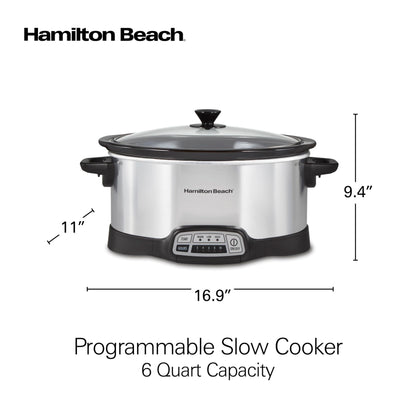 Hamilton Beach 6-Quart Progamable Slow Cooker