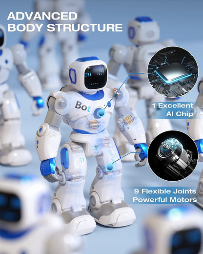 Ruko Smart Robots for Kids, Large Programmable Interactive RC Robot with Voice Control, APP Control, Present for 4 5 6 7 8 9 Years Old Kids Boys and Girls