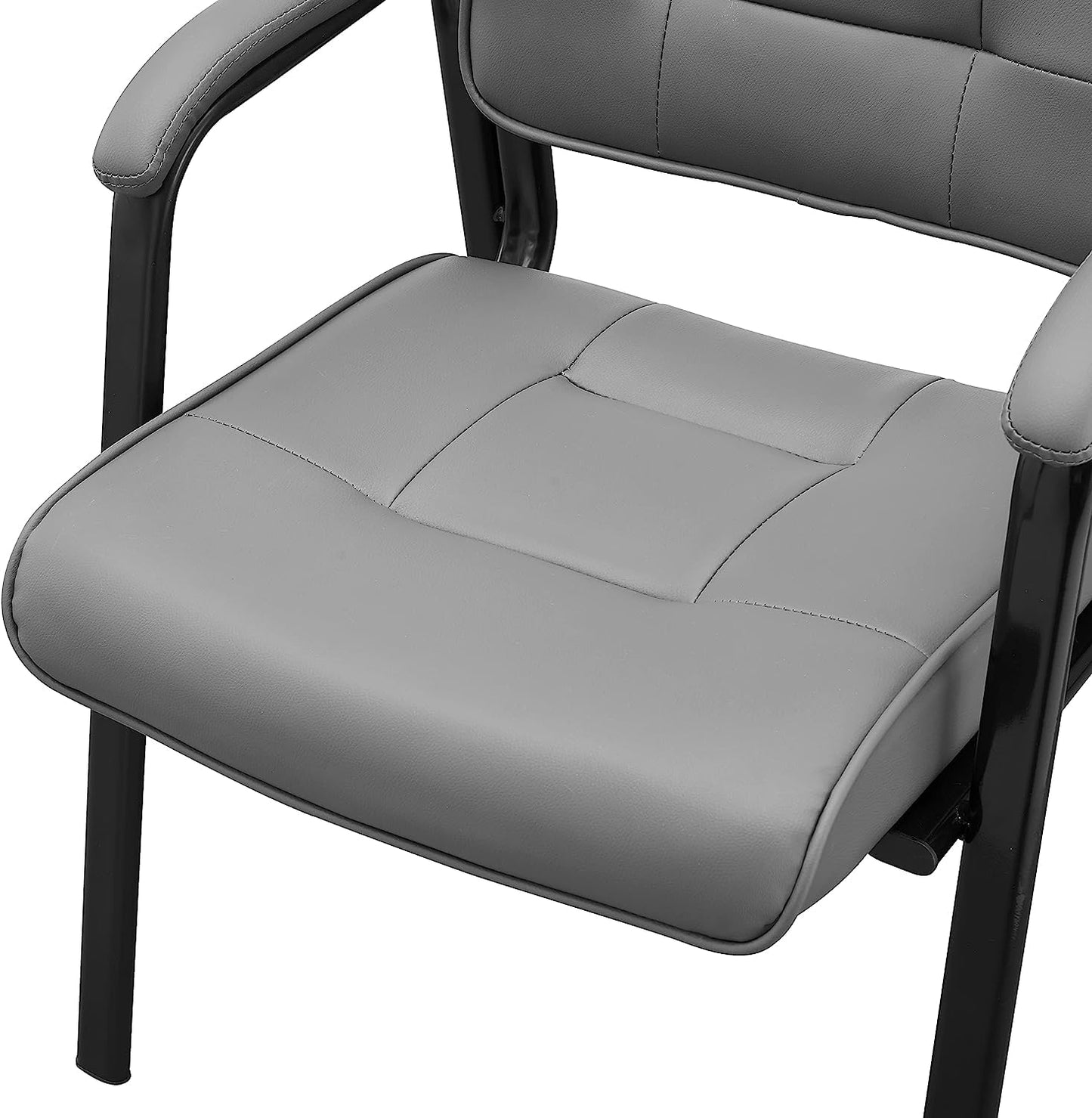 UPDATE: DEAD! Naomi Home Indulge in Comfort Mindy Office Guest Chair Set of 8 - Luxurious Leather Executive Waiting Room Chairs Set of 8 for Reception, Conference, and Lobby Spaces – Gray