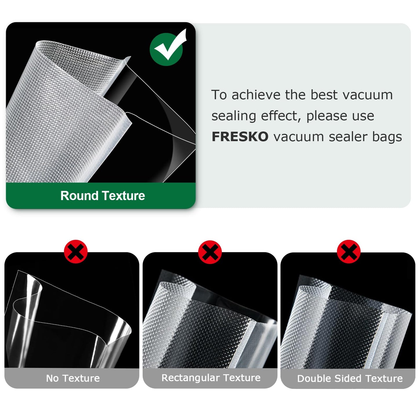 FRESKO Upgraded Fully Automatic Vacuum Sealer, Hands-Free Food Vacuum Sealer without Flipping the Lid, Easy-to-Use Touch Operation with Visual Progress Bar, ETL Certified