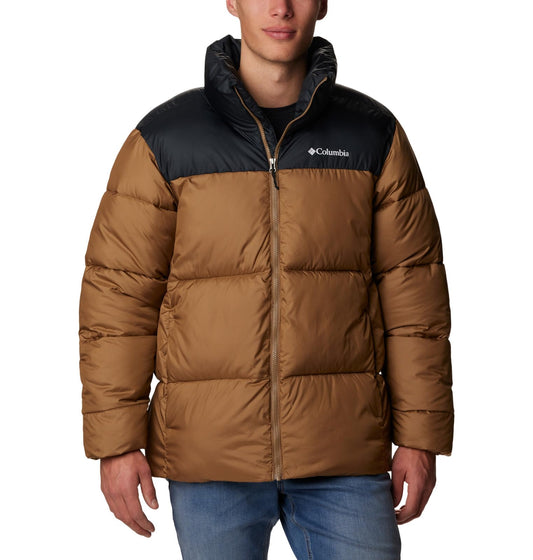 Columbia Men's Puffect II Jacket, Delta/Black, Small