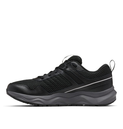 Columbia Mens Plateau Waterproof Hiking Shoe, Black/Steam, 10.5 US
