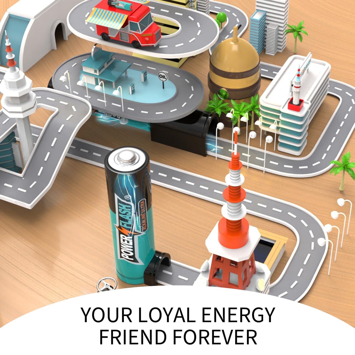 POWER FLASH 36 AAA Batteries, Batteries Provide Long Lasting Power, 10 Year Battery Warranty, Alkaline AAA Batteries for Home and Office Equipment