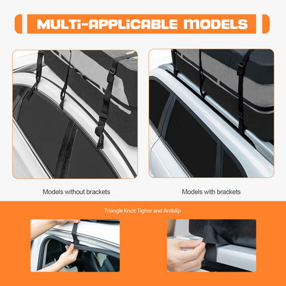 Maelstrom Rooftop Cargo Carrier,Car Roof Bag,21 Cubic Feet Waterproof Roof Rack Cargo Carrier,Tear Resistant Vehicle Cargo Carrier for Car with/Without Rack,Gray (BST01-MSRB01-21CFBK-2)