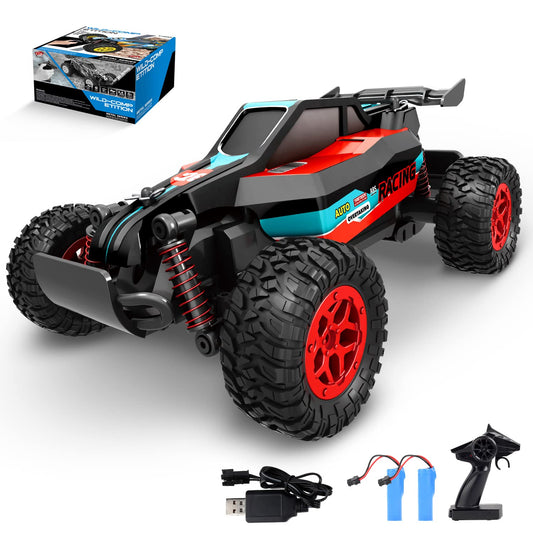 LOOZIX RC Racing Car, 1:20 Scale 2.4GHZ Remote Control 20KM/H High Speed Racing RC Truck Electric Toy Vehicle for Boys Age 8-12 Years Old
