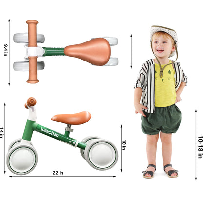 Weychan Baby Balance Bike Toys for 1 Year Old Boy Gifts, Adjustable Toddler Balance Bike One Year Old Girl Gifts, 12-36 Months Infant's Best First Birthday Gifts No Pedals Bike