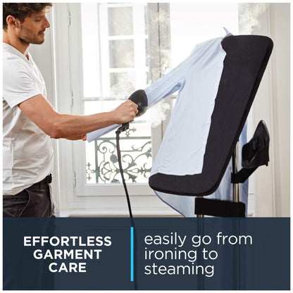 Rowenta IXEO Steamer with Ironing Board and Perfect Steam Pro Steam Station