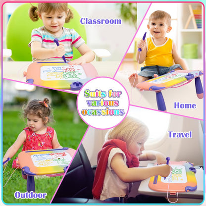 Toddler Toys 2-3,Magnetic Drawing Board Baby Toys for 18 Months,Toddler Girl Boy Toys Writing Doodle Board,Learning Educational Kids Unicorn Toys for 1 2 3 Year Old Girls Boys Christmas Birthday Gifts