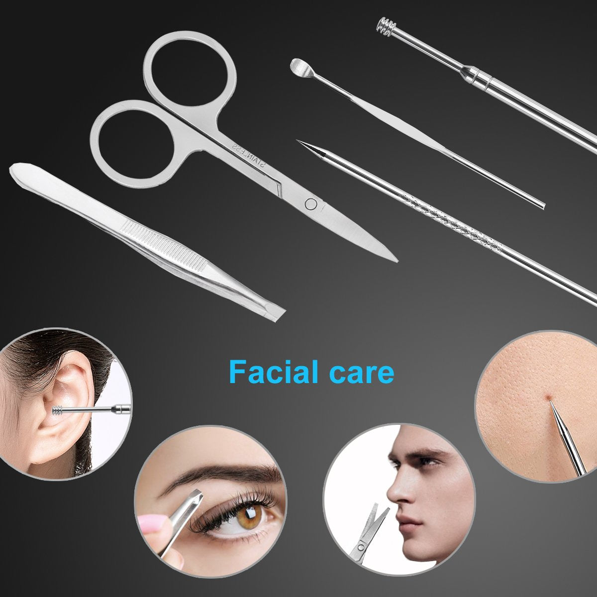 UPDATE: DEAD! Manicure Set Nail Clippers Pedicure Kit -18 Pieces Stainless Steel Manicure Kit, Professional Grooming Kits, Nail Care Tools with Luxurious Travel Case Black