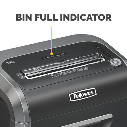 Fellowes ‎Powershred 79Ci 16-Sheet 100% Jam-Proof Crosscut Paper Shredder for Office and Home, Black/Dark Silver 3227919