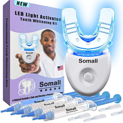Somall Teeth Whitening LED Accelerator Lights Kit, More Dentist Recommended Professional Teeth Whitening Kits -Mild and Insensitive Fast Tooth Whitener - Enhances Lasting whitening